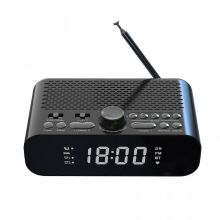 Nachttisch-Radiowecker mit Bluetooth-Lautsprecher und Display, EU-Version