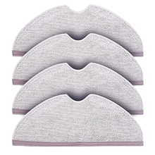 4er-Pack Mikrofaser-Wischmopptücher, kompatibel mit Roborock S6, S6 Pure, S6 Maxv und S5 Max