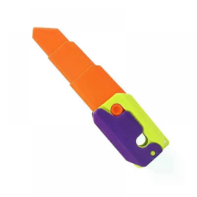 (Teleskop-Stil A9) Dekompressionsspielzeug für Kinder und Erwachsene, 3D-Karotten-Schwerkraft-Schiebekarte, kleines Geschenk, 3D-g