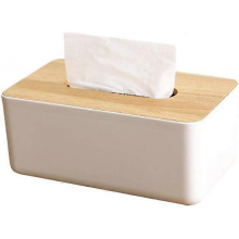 Taschentuchboxhalter, Taschentuchbox-Überzug aus Holz, Serviettenhalter aus Holz, Kosmetiktuchbox