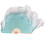 Classical Dance Fan Double Faced Simulated Silk with Reinforced Frame for Performances 30cm 1