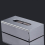 Kosmetiktuchbox aus Edelstahl, Papiertaschentuchspender, rechteckige Box 4