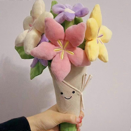 Plüschtier mit Smiley-Gesicht, niedliche Puppe als Geburtstagsgeschenk oder Valentinstagsgeschenk für Mädchen 2