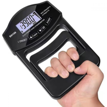 Griffkraftmessgerät, 180 kg (396 lbs) digitales Handdynamometer, USB-Anschluss, LCD-Bildschirm, Handversion