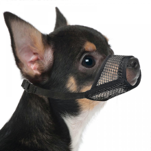 Hundemaske, weiche Netzmaske, geeignet für kleine und mittelgroße Hunde, Chihuahua, Pudel, Husky, Labrador Retriever, atmungsaktiv