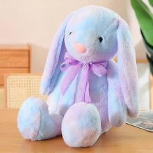 30 cm großes, niedliches Hasen-Plüschtier, weiches Kuscheltier, bunte Hasenpuppe, Spielzeug für Kinder, Geburtstagsgeschenk, Weihn