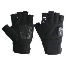 Electric Heated Gloves Half Finger with 3 Heat Levels for Skiing, Snowboarding, Motorcycle, Hiking