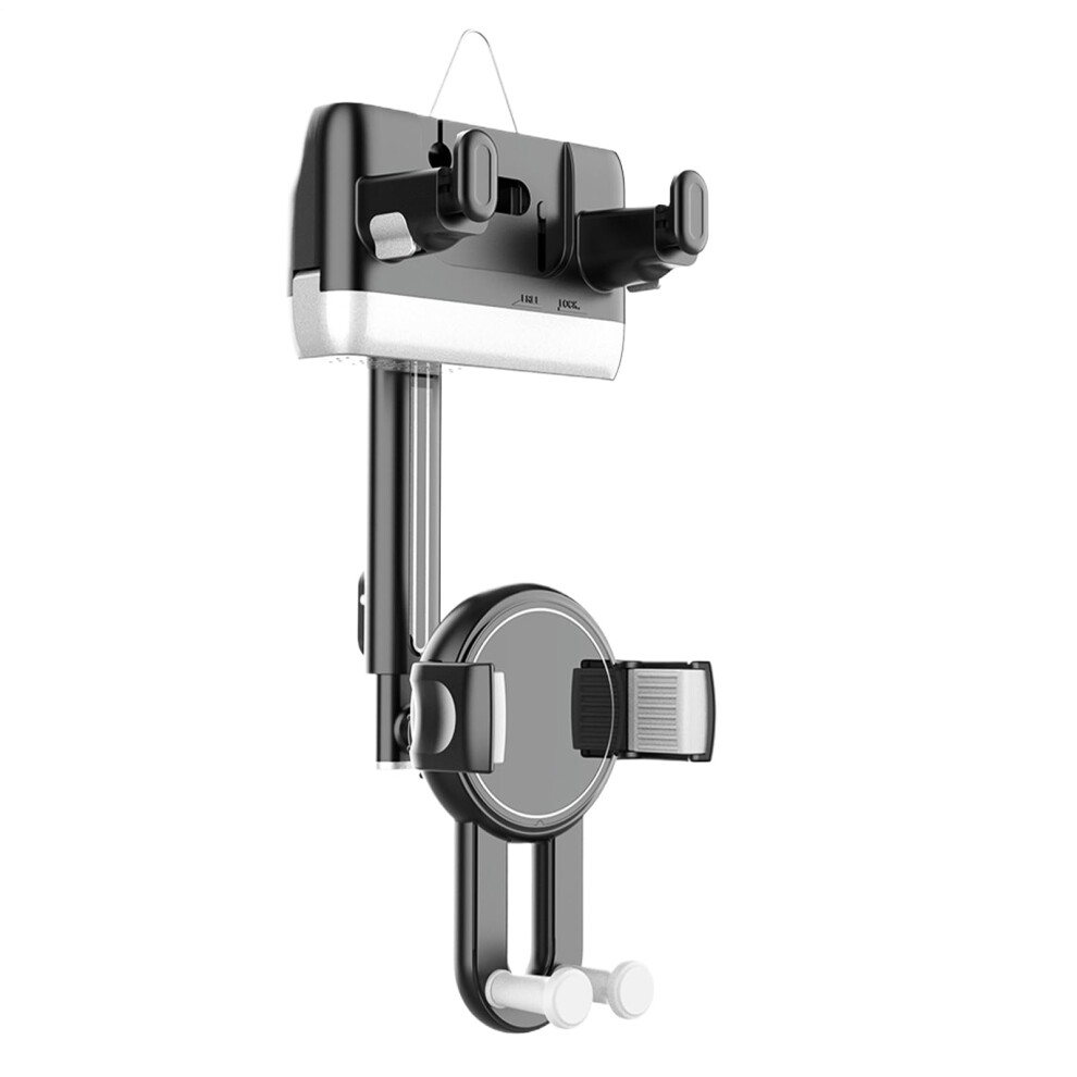 Car Phone Holder Rear View Mirror Mount With 360 Rotation And Secure Silicone Grip For Safe Driving 9001264600815