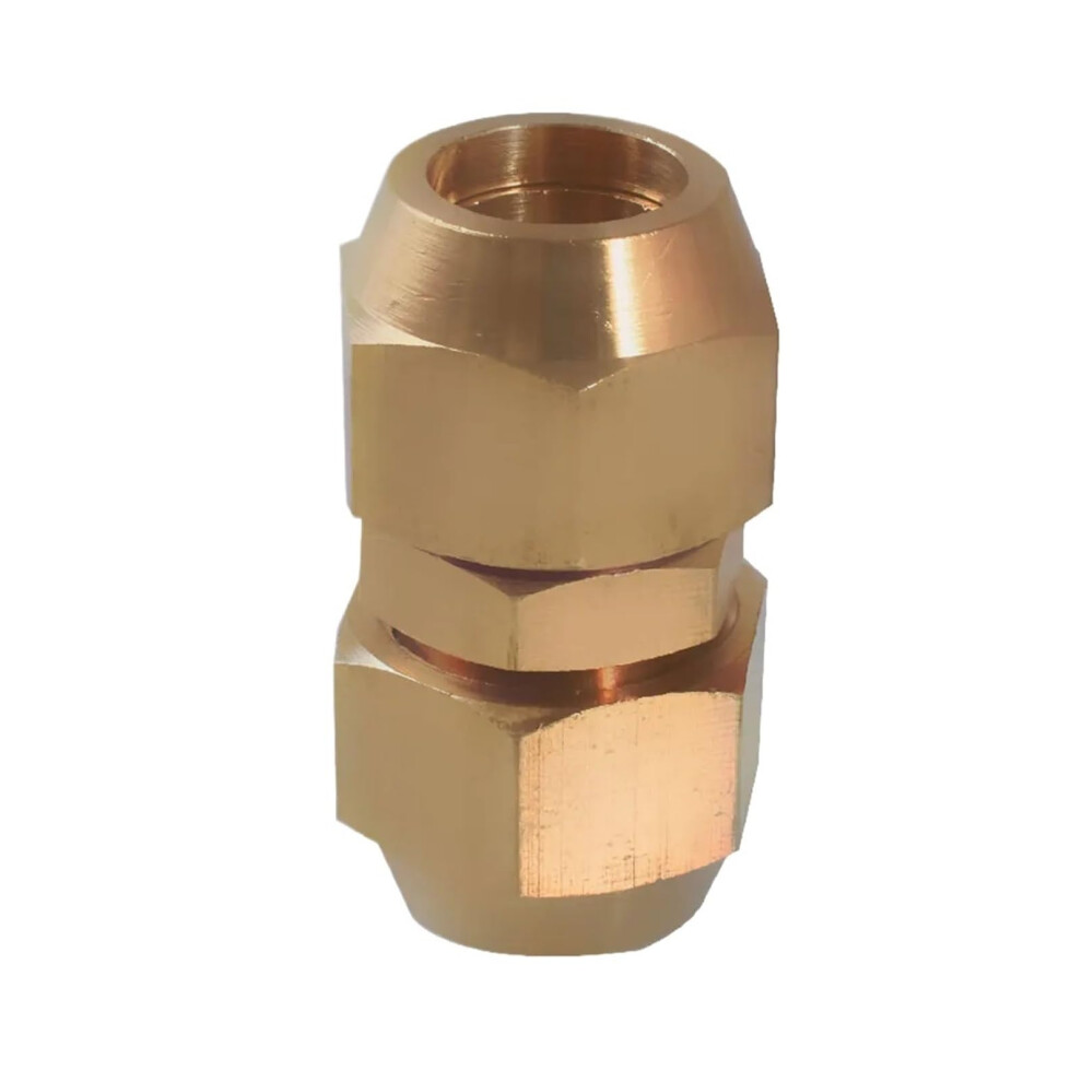 Air Conditioner Copper Tube Flare Pipe Fitting Connector Straight Coupling With Nut 19Mm 9323874646848