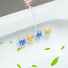 Deodorizer Bowl Cleaner with Flower Fragrance Toilet Gel Stamp, Comfortable Odor High-Temperature Resistant for Summer Months (Mix Scent)