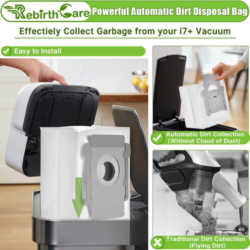 Σακούλες ηλεκτρικής σκούπας για iRobot Roomba, Υλικό PP, Μη υφασμένο ύφασμα, Αυτόματη 1