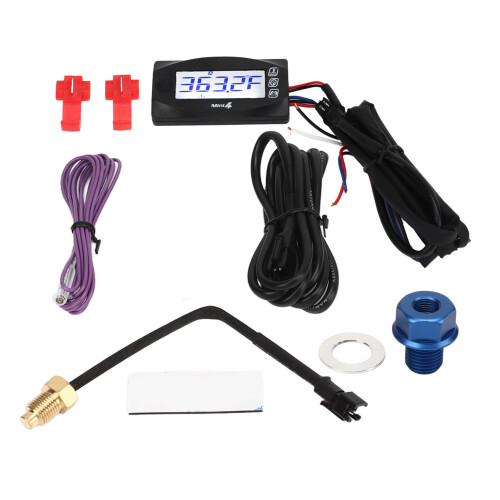 4 in 1 Motorrad-Thermometer LCD Digital Öl