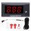 DC12V Digitalanzeige Motorradthermometer M10 1