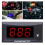 DC12V Digitalanzeige Motorradthermometer M10 12