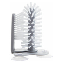 Outil de nettoyage de vitres innovant, doté d'une ventouse, d'une brosse multifaces pour un nettoyage complet, de poils durables et sûrs, et