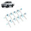 10 Stück Auto-AC-Schlauchverbinder, universell, 11