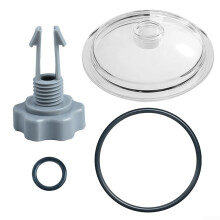 Pool Leaf Trap Cover Lid with Valve and 2 ORings for 12in Sand Filter Pump