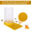 Bee Feeder Water Dispenser 8 Pack Beekeeping Equipment for Hive Drinking and Beekeeper Tools 4