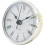 Clock Insert with Black Arabic Numerals, Quartz Movement, Round Silver Rim, Rubber Fixed, 2.8 Inch 2