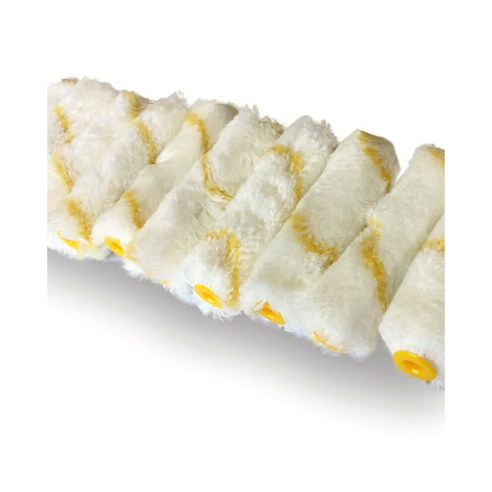 Mini Paint Roller Covers For Hard-To-Reach Areas, Microfiber No-Shed For Smooth Surfaces 9436597903485