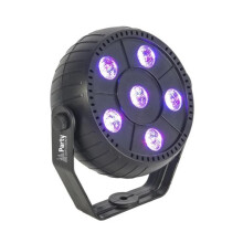 Focos LED Par con lente de alta transmitancia, iluminación de escenario compacta para DJs, salones de baile, KTVs, discotecas, bares, teatros,
