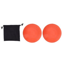 2 Stück Golf Force Pads, orangefarbenes Gummi,