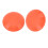 2 Stück Golf Force Pads, orangefarbenes Gummi, 4
