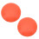 2 Stück Golf Force Pads, orangefarbenes Gummi, 3