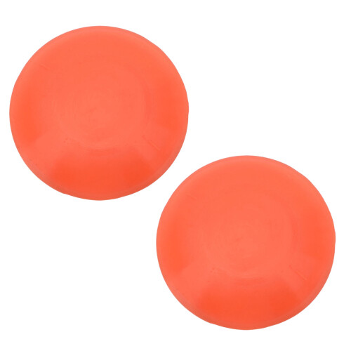 2 Stück Golf Force Pads, orangefarbenes Gummi, 2