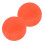 2 Stück Golf Force Pads, orangefarbenes Gummi, 2