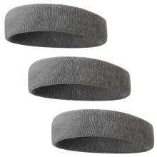 3-teiliges Schweißband Set, Atmungsaktives Stirnband, Fitness Schweißbänder, Absorbierende Schweißband Kinder, Damen & Herren Stirnband für
