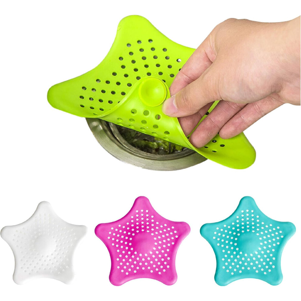 Bathroom Sink Drain Strainer, Starfish Rubber Sink Strainers With Fine Mesh Holes, Maintaining Unobstructed Drainage In Kitchen And Bath Areas 9436597879377