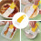 Silicone Kitchen Scraper with Ergonomic NonSlip Grip for Scratch Pot and Pan Cleaning 4