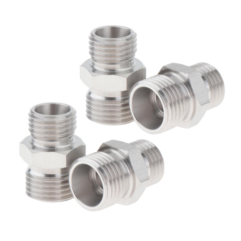 M14x1.5 To M16x1.5 Hydraulic Fittings Adapter, Pressure Resistance, Easy Thread Conversion, 4Pcs 9323874649641