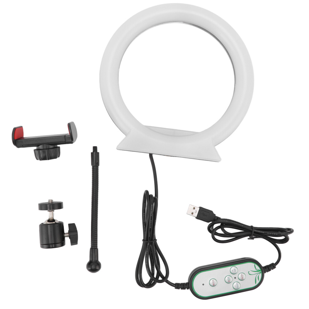 Dimmable Desk Makeup Ring Selfie Ring With Tripod Stand, Led Ring For Photography, Usb Charging, Multicolor Rgb Led Ring For M Light 9454554267845