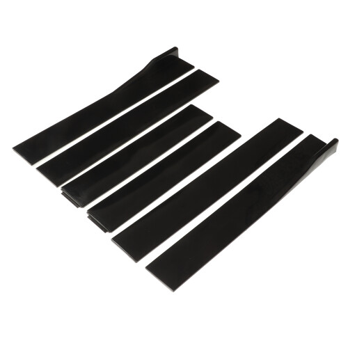 Auto-Seitenschweller, 2,2 m, glänzend schwarz, 2