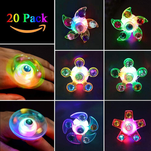 Απαράμιλλη Δωρεά για Πάρτι: Βραχιόλια Fidget Spinner με φωτισμό LED, Πολλαπλές