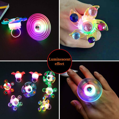 Απαράμιλλη Δωρεά για Πάρτι: Βραχιόλια Fidget Spinner με φωτισμό LED, Πολλαπλές 2
