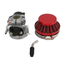 Speciaal luchtfilter voor je minimoto en crossmotoravonturen, gemaakt van aluminiumlegering en metaal, optimaal voor motoren van 50cc tot 125cc,