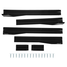 Auto-Seitenschweller, 2,2 m, glänzend schwarz,