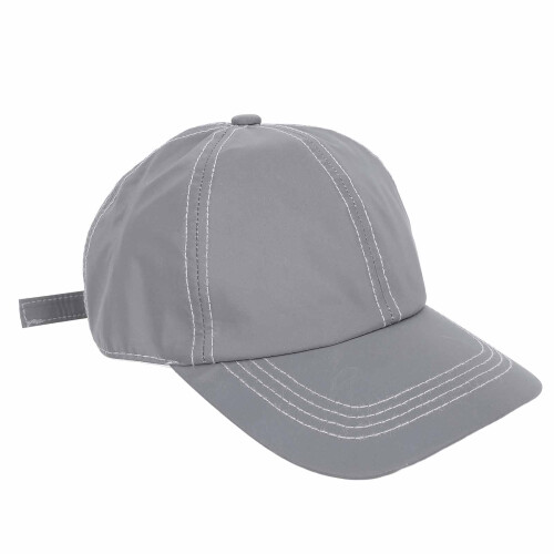 Baseballkappe, silbergrau, nachtreflektierende 1
