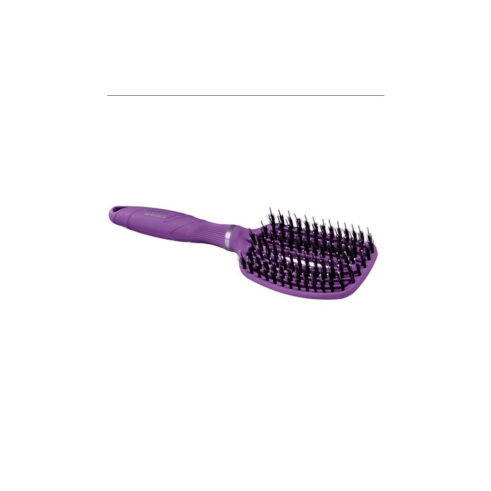 Artero Hairdressing Brush Skeleton Brush Ge-Bion 17 Flexible Brush Violeta (Plum)
