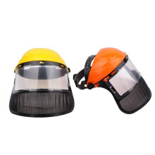 Forestry Safety Helmet with Adjustable Headband and FullFace Mesh Shield for Chainsaw and Brush Cutter Operations
