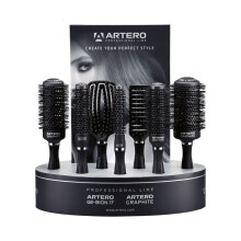 Zestaw Szczotek Fryzjerskich , Artero Graphite Na 7 Szczotek , Artero , Plus Display