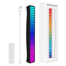 Oplaadbare Pickup Rhythm Light, Autoverlichting met spraakbediening, slimme app-besturing en dynamische lichteffecten, 16 miljoen kleuren.