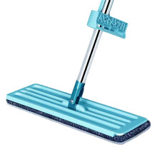 Easy Storage Floor Cleaning System, Washable Microfiber Mop Pads Flexible Mop Head, Hands Free Cleaning Tool with Fine Mist Spray Nozzle, Two Chamber