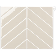 Peel and Stick Backsplash Tiles, Waterproof HeatResistant 3D Herringbone for Kitchen and Bathroom, 10 Sheets Beige