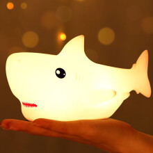 Warm White Light Night Light for Kids, Cute USB Rechargeable Portable Lighting Silicone Lamp with Safe Material for Boys Girls Baby Room Decor