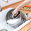 Durable Dishwashing Scouring Pad: Multi-Functional Kitchen Cleaning Sponge, Ergonomically Designed Handle, High-Quality Eco-Friendly Material, Cleans 4