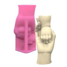 Innovative Silicone Moulds Flower Vase Molds Hands Shape